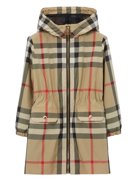 Impermeabile Burberry Check in Multicolore 